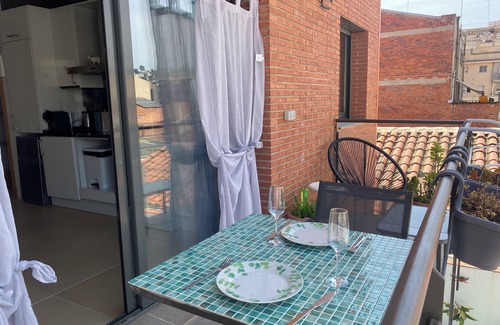 Terrassa Apartamento | Mini Terraza Relajante Galvani. Ideal parejas