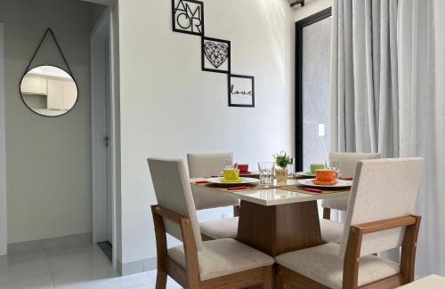Vila Becker Apartamento | Apartamento Inteiro - 2 Quartos com AC - Wifi 1000mb - Cozinha Completa - 1 Vaga de Garagem - Elevador - Sacada Gourmet - Indicado para Grupos, Hospedes a Trabalho, Família e Pets