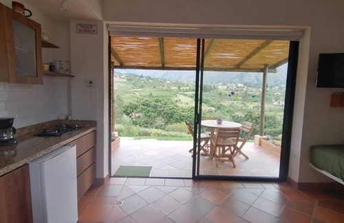 Villa de Leyva Cabaña | Apartamento loft, en zona campestre de Villa de Leyva, entorno de naturaleza