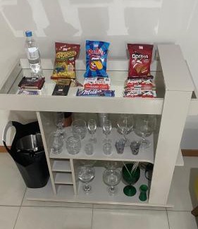 Forquilhas Apartamento | Apartamento térreo de 1 quarto próximo a Arena Opus