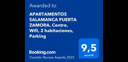 Oeste Apartamento | Apartamentos Salamanca Puerta Zamora, Centro, Wifi con salón y 2 dormitorios, Parking