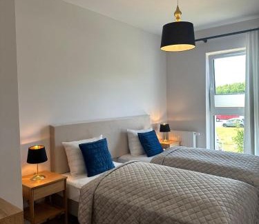 Kudowa Zdroj Apartamento | APARTAMENTY "LA VILLA" DELUXE z dwoma sypialniami, balkonem, parkingiem, blisko centrum
