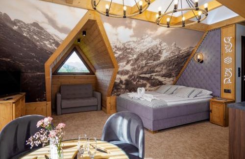 Male Ciche Apartamento | Apartamenty Małe Ciche z jacuzzi ogrodowym, widokiem na TATRY i SKY WALK