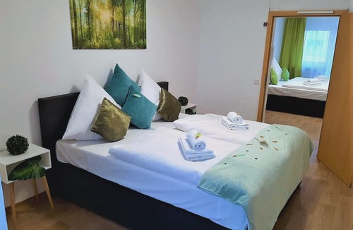 Mitte Apartamento | ❤ ApartHomes Nuremberg No. 1, Netflix, 2 habitaciones, WiFi, cocina, baño ❤
