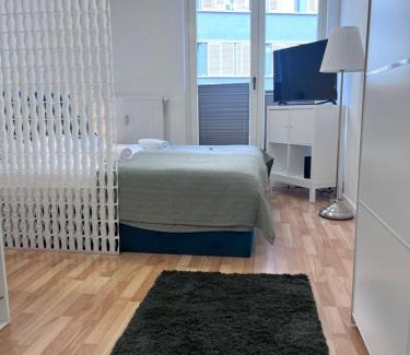 Altstadt Apartamento | Aparthotel an der Schlachte-Bremen City-Boxspringbett -free parking