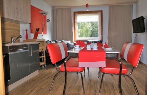 Fehrenbach Apartamento | Apartamento "ILSE" 2 Schlafzi. 4P, balcón, puerta de sauna. bosque