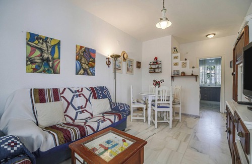 Poblado Sancti Petri Apartamento | Apartamento "Casa Mercedes" cerca de la playa con piscina y jardín