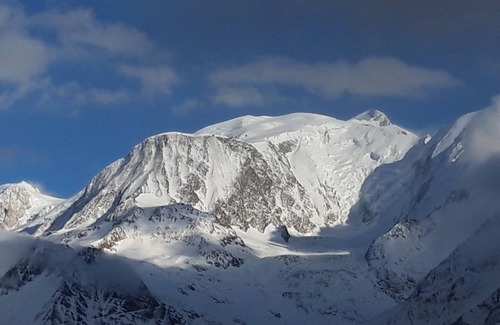 Le Bettex Apartamento | Apartment facing Mont Blanc, ski-in ski-out