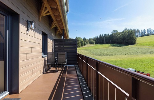 Triberg im Schwarzwald Apartamento | Apartamento 'Kapellen Blick' con vistas a la montaña, terraza compartida y Wi-Fi