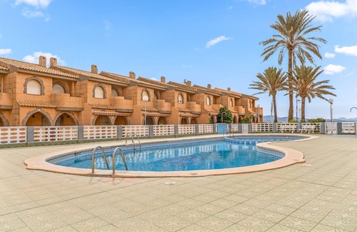 San Javier Apartamento | Apartamento 'Castillo De Mar F2 Torre Sur 10a' con vistas al mar, piscina compartida y Wi-Fi