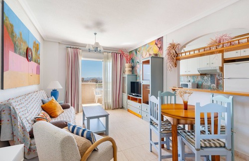 San Javier Apartamento | Apartamento 'Puerto Mar 3' con vistas al mar, Wi-Fi y aire acondicionado