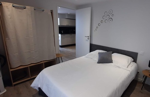 Saint-Benoit-des-Ondes Apartamento | Apartment overlooking the Bay of Mont-Saint Michel