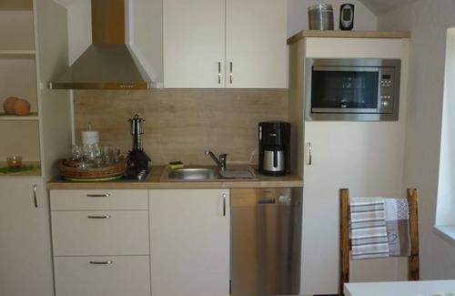 Byhleguhre Apartamento | Apartment 1, combined living room/bedroom, kitchen, shower/WC, terrace - Spreewald