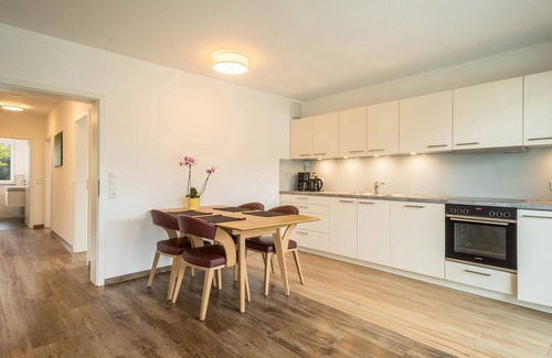 Eriskirch Apartamento | Apartamento "2 Am Biohof Eriskirch" cerca del lago de Constanza con balcón y jardín