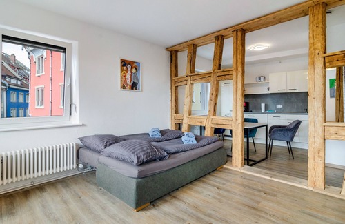 Ueberlingen Apartamento | Apartamento '2 Mit Seeblick' con vistas al lago y Wi-Fi