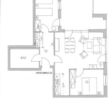 Eckernfoerde Apartamento | Apartment 20, Blickrichtung Binnenhafen WestInnenstadt