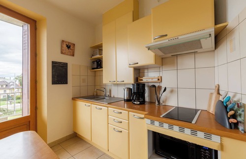 Thonon-les-Bains Apartamento | Apartamento '2p au Belvédère' con vistas al lago y balcón