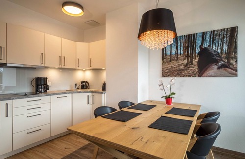 Eriskirch Apartamento | Apartamento "3 am Biohof Eriskirch" cerca del lago de Constanza con balcón y jardín