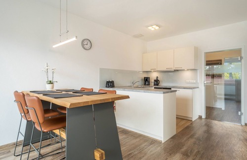 Eriskirch Apartamento | Apartamento "4 am Biohof Eriskirch" cerca del lago Constanza con Wi-Fi, balcón y jardín