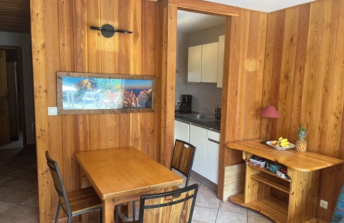 Les Praz-de-Chamonix Apartamento | Apartamento, 5 minutos del teleférico, con vistas al Mont Blanc, 4 plazas, WIFI