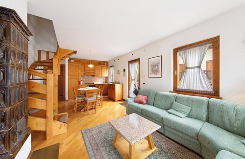 Vodo Cadore Apartamento | Apartamento 'Al Pelmo A Vinigo' con vistas a la montaña, terraza privada y Wi-Fi