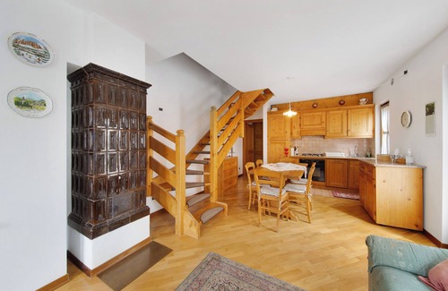 Vodo Cadore Apartamento | Apartamento 'Al Pelmo A Vinigo' con vistas a la montaña, terraza privada y Wi-Fi