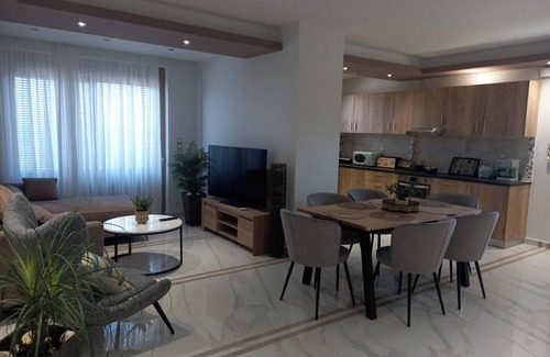 Kolymbia Apartamento | Apartamento 'Alexa 3' con terraza privada, Wi-Fi y aire acondicionado