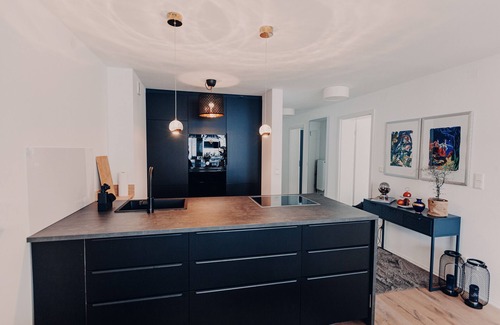 Oberstaufen Apartamento | Apartamento 'Alpen Art Chalet' con vistas a la montaña, jardín compartido y Wi-Fi