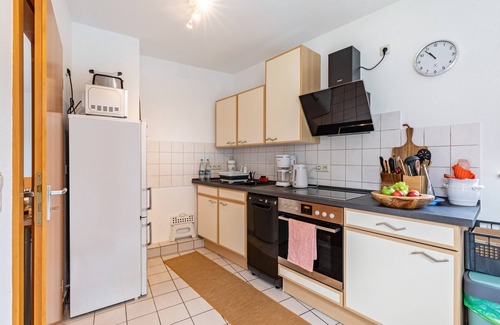 Beuren Apartamento | Apartamento 'Am Backhaus' con balcón y Wi-Fi