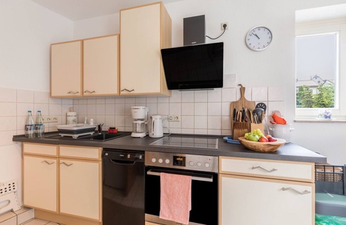 Beuren Apartamento | Apartamento 'Am Backhaus' con balcón y Wi-Fi
