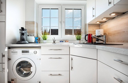 Wischhafen Apartamento | Apartamento 'Ankerplatz' con terraza privada, jardín privado y Wi-Fi
