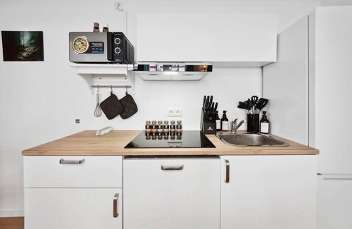 Craula Apartamento | Apartamento 'Apartments Am Hainich - Elsbeere' con terraza compartida, jardín privado y Wi-Fi
