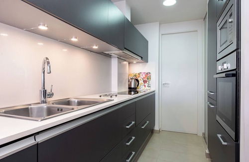 Cambrils Apartamento | Apartamento 'Apartamento Delfin' con vistas al mar, Wi-Fi y aire acondicionado