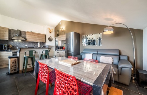 Allinges Apartamento | Apartamento 'Appartement Coté Lac' con vista al lago, aire acondicionado