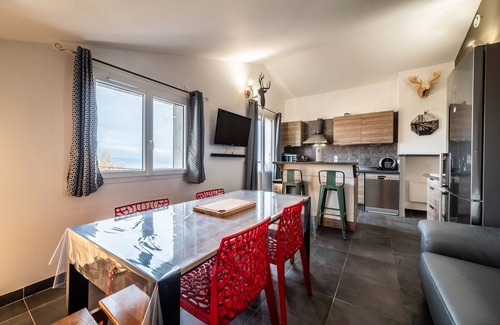 Allinges Apartamento | Apartamento 'Appartement Coté Lac' con vista al lago, aire acondicionado