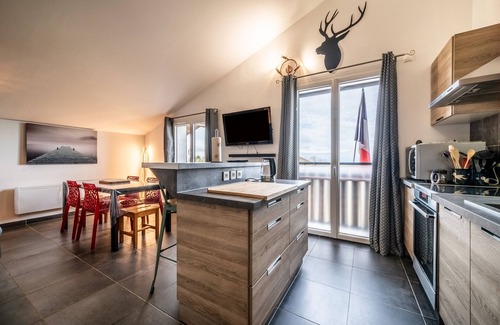 Allinges Apartamento | Apartamento 'Appartement Coté Lac' con vista al lago, aire acondicionado