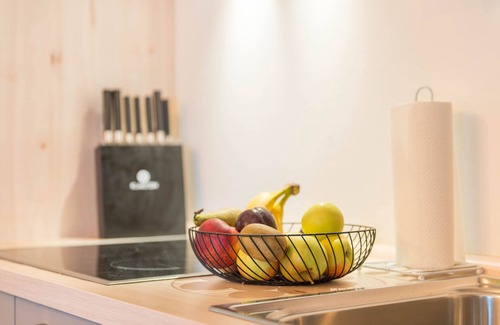 Ueberlingen Apartamento | Apartamento 'Aquamarin' con vistas a la montaña, terraza privada y Wi-Fi