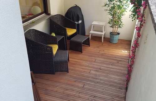 Allensbach Apartamento | Apartamento en Hegne Abbey, WiFi, terraza, lago 800m, Constance 8km, incl. transporte público