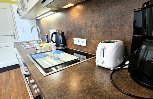 Borkum Apartamento | Apartamento 'Aurora 1' con jardín compartido y Wi-Fi