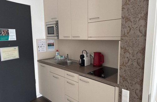 Sankt Georgen im Schwarzwald Apartamento | Apartamento 'Auszeit Mit Pflege - Fewo 2' con terraza privada, jardín compartido y Wi-Fi