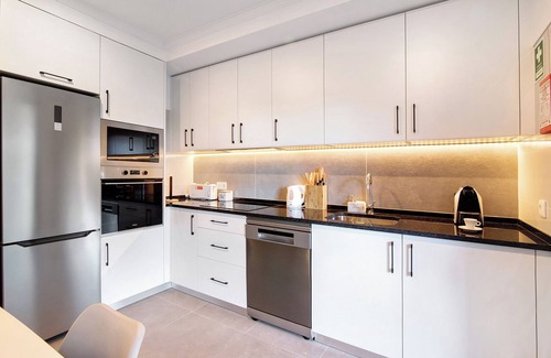 Tavira Apartamento | Apartamento 'Beira Mar - 1º Esquerdo' con balcón, Wi-Fi y aire acondicionado