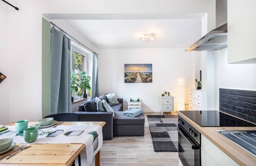 Huxtertor/Muhlentor/Gartnergasse Apartamento | Apartment 'Bella Verde' with Balcony and Wi-Fi
