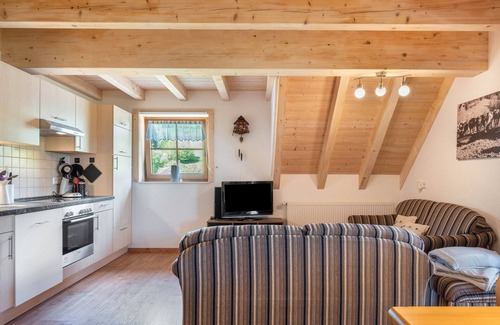Schonach im Schwarzwald Apartamento | Apartamento 'Bergidylle' con terraza compartida, jardín compartido y Wi-Fi