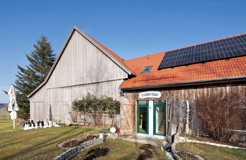 Mickhausen Apartamento | Apartamento 'Birkethof Romantik' con terraza compartida, jardín privado y Wi-Fi