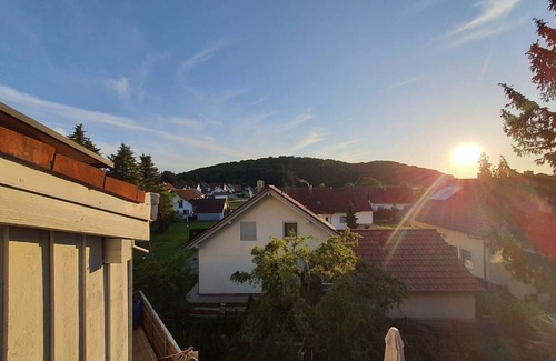 Bleichstetten Apartamento | Apartamento 'Brendle' con balcón y Wi-Fi