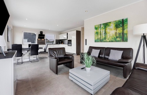 Sassenburg Apartamento | Apartamento 'Bresser Bernsteinsee' con terraza privada, jardín privado y Wi-Fi