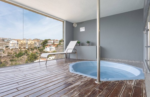 Faro de Cullera Villa | Apartamento 'Chalet Villa Turistica Faro Cullera' con vistas al mar, Wi-Fi y aire acondicionado