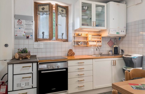 Moena Apartamento | Apartamento 'Ciasa De Lucky' con vistas a la montaña, terraza privada y Wi-Fi