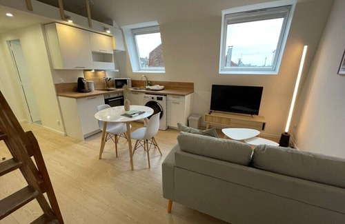 Roubaix Apartamento | Apartamento-Vista a la Ciudad-Baño Privado