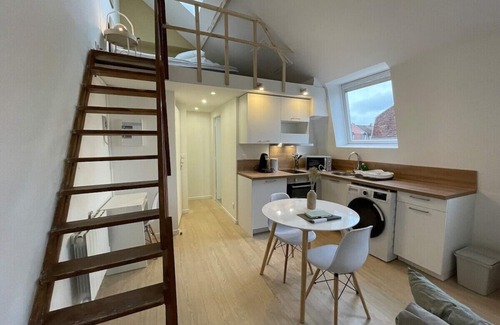 Roubaix Apartamento | Apartamento-Vista a la Ciudad-Baño Privado